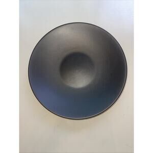 Furio Worldview Onyx Dinner Plate 11" Black Thailand Asian Modern Minimalist